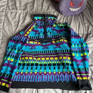 Columbia Blue and Purple Fleece Jacket